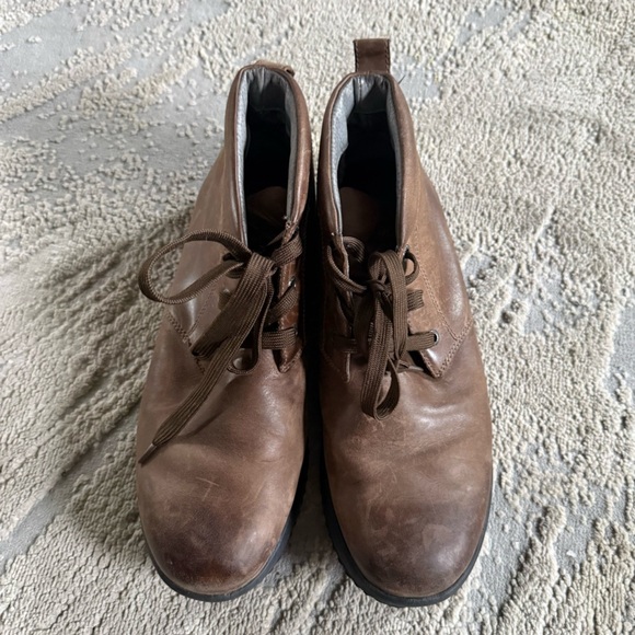 BOGS Cruz Chukka Ankle Boots Brown Lace Up Shoes Waterproof Leather 9 main image 3